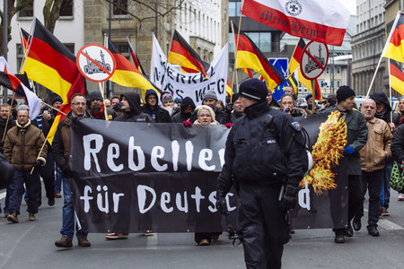 Rechte Demo in Köln
