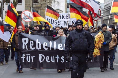 Rechte Demo in Köln