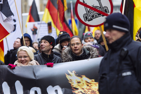 Rechte Demo in Köln