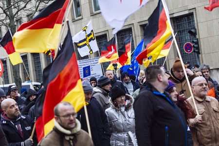 Rechte Demo in Köln