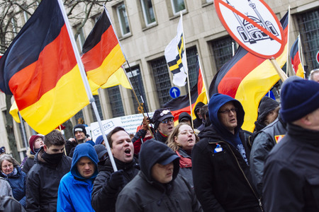 Rechte Demo in Köln