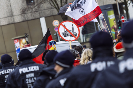 Rechte Demo in Köln