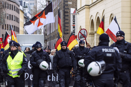 Rechte Demo in Köln