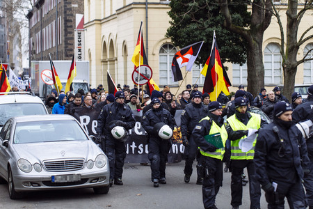 Rechte Demo in Köln