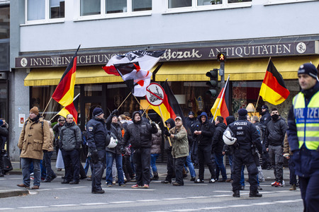Rechte Demo in Köln