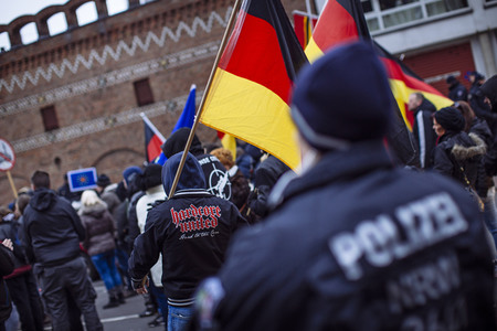 Rechte Demo in Köln
