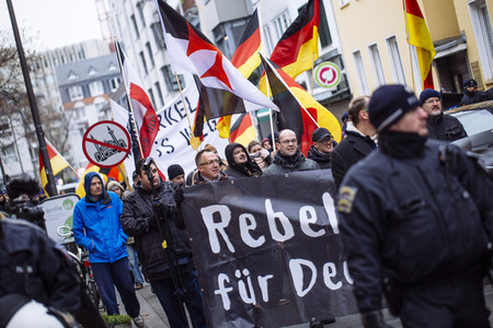 Rechte Demo in Köln