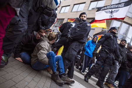 Rechte Demo in Köln