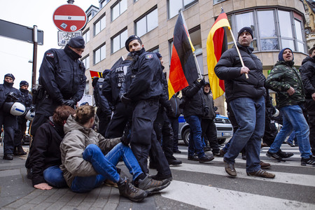 Rechte Demo in Köln
