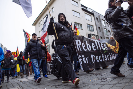 Rechte Demo in Köln