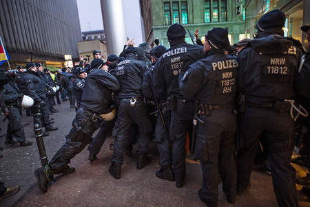 Rechte Demo in Köln