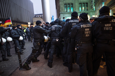 Rechte Demo in Köln