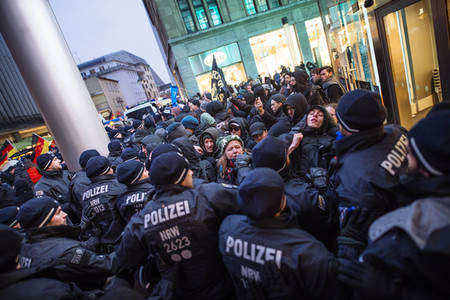 Rechte Demo in Köln