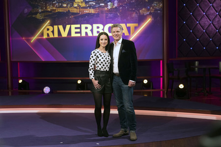 Photocall zu Talkshow 'Riverboat' in Leipzig