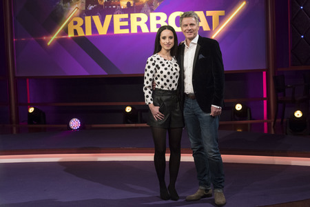 Photocall zu Talkshow 'Riverboat' in Leipzig