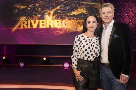 Photocall zu Talkshow 'Riverboat' in Leipzig
