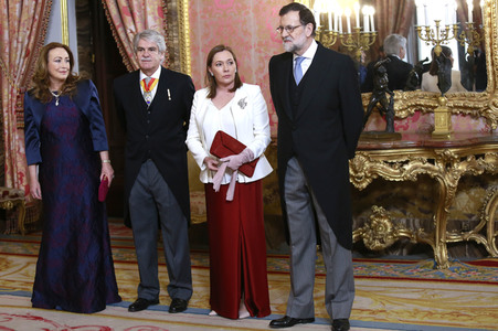 Empfang der Botschafter in Madrid