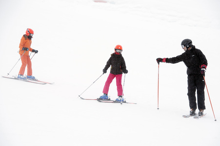 Die spanischen Royals beim Skifahren in Astún