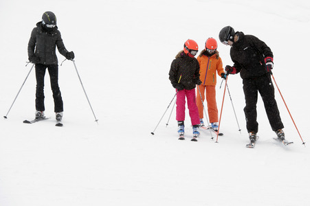 Die spanischen Royals beim Skifahren in Astún