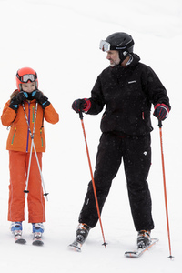 Die spanischen Royals beim Skifahren in Astún