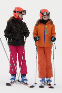 Die spanischen Royals beim Skifahren in Astún