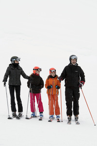 Die spanischen Royals beim Skifahren in Astún
