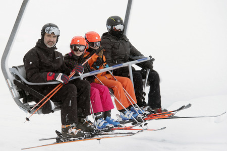 Die spanischen Royals beim Skifahren in Astún