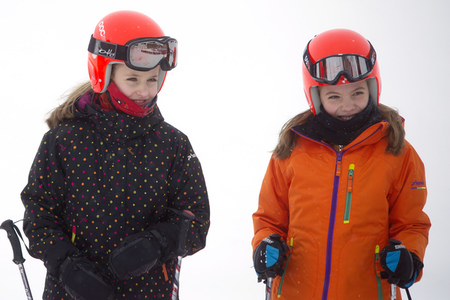 Die spanischen Royals beim Skifahren in Astún