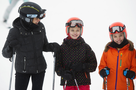 Die spanischen Royals beim Skifahren in Astún