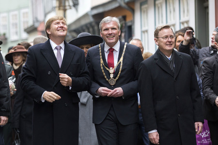 Besuch des niederländischen Königspaares in Thüringen