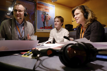 Interview im RadioEins-Bus, Berlinale 2017