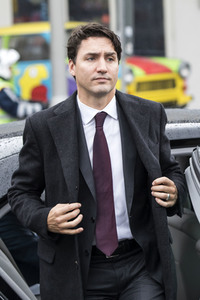Justin Trudeau beim Holocaust-Mahnmal in Berlin