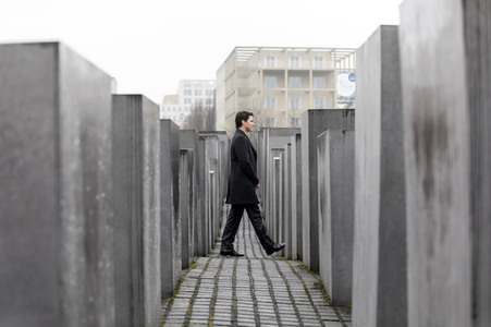Justin Trudeau beim Holocaust-Mahnmal in Berlin