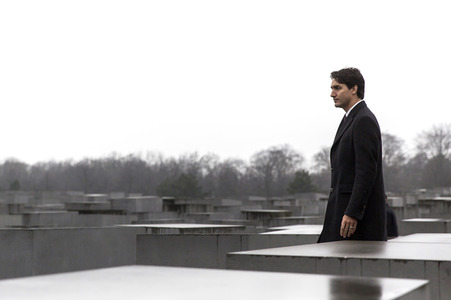 Justin Trudeau beim Holocaust-Mahnmal in Berlin