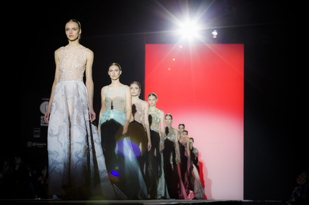 Hannibal Laguna Fashion Show auf der Mercedes-Benz Fashion Week Madrid AW 2017