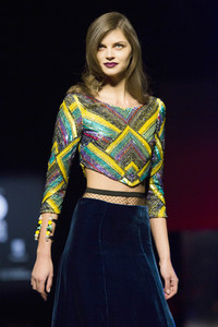 Esther Noriega Fashion Show auf der Mercedes-Benz Fashion Week Madrid AW 2017