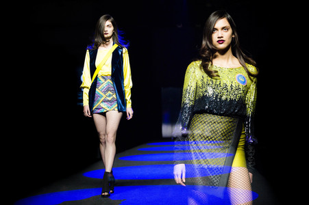 Esther Noriega Fashion Show auf der Mercedes-Benz Fashion Week Madrid AW 2017
