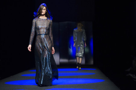 Esther Noriega Fashion Show auf der Mercedes-Benz Fashion Week Madrid AW 2017