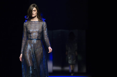 Esther Noriega Fashion Show auf der Mercedes-Benz Fashion Week Madrid AW 2017