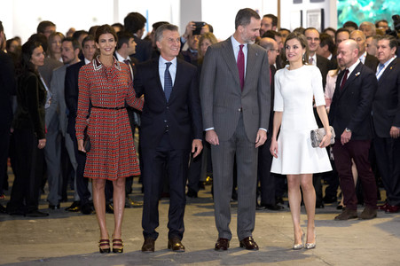 Die spanischen Royals auf der Kunstmesse ACRO in Madrid