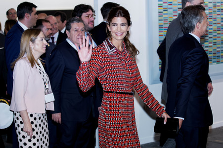 Die spanischen Royals auf der Kunstmesse ACRO in Madrid