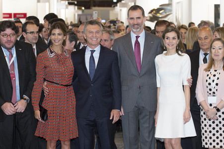Die spanischen Royals auf der Kunstmesse ACRO in Madrid