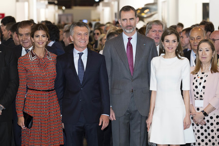 Die spanischen Royals auf der Kunstmesse ACRO in Madrid