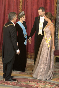 Gala Dinner für den Präsidenten von Argentinien in Madrid