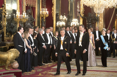 Gala Dinner für den Präsidenten von Argentinien in Madrid