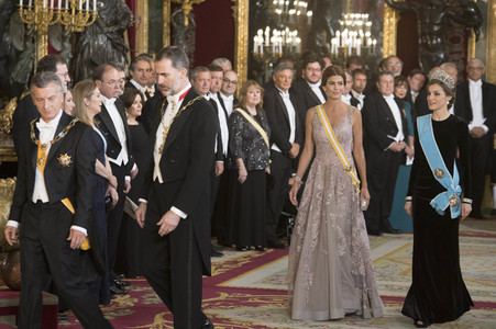 Gala Dinner für den Präsidenten von Argentinien in Madrid