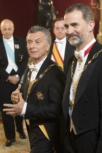 Gala Dinner für den Präsidenten von Argentinien in Madrid