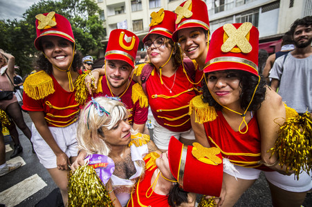 Carnival Parade 'Minhoqueens of the Arouche' in Sao Paulo