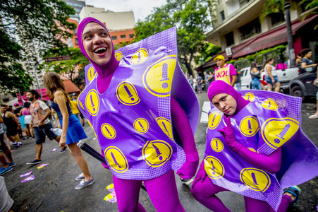 Carnival Parade 'Minhoqueens of the Arouche' in Sao Paulo