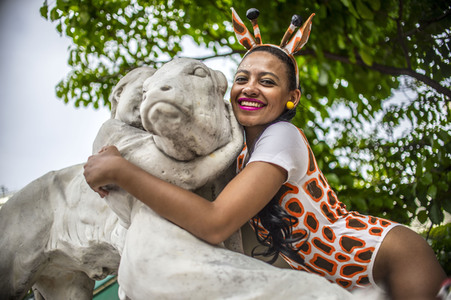Carnival Parade 'Minhoqueens of the Arouche' in Sao Paulo